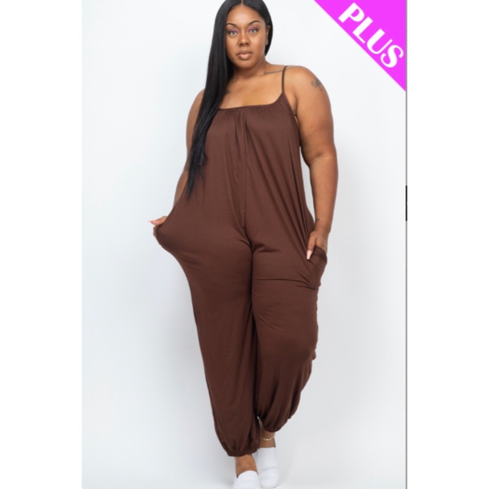 Brown jumpsuit